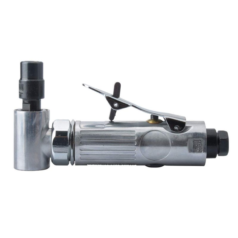 PROSHI 1/4-Inch 90Â° Angle Air Die Grinder, Mini Pneumatic Angle Die Grinder, Compact Air-Powered Grinder for Grinding, Polishing, Porting, and Deburring - Polished Finish - Image 2